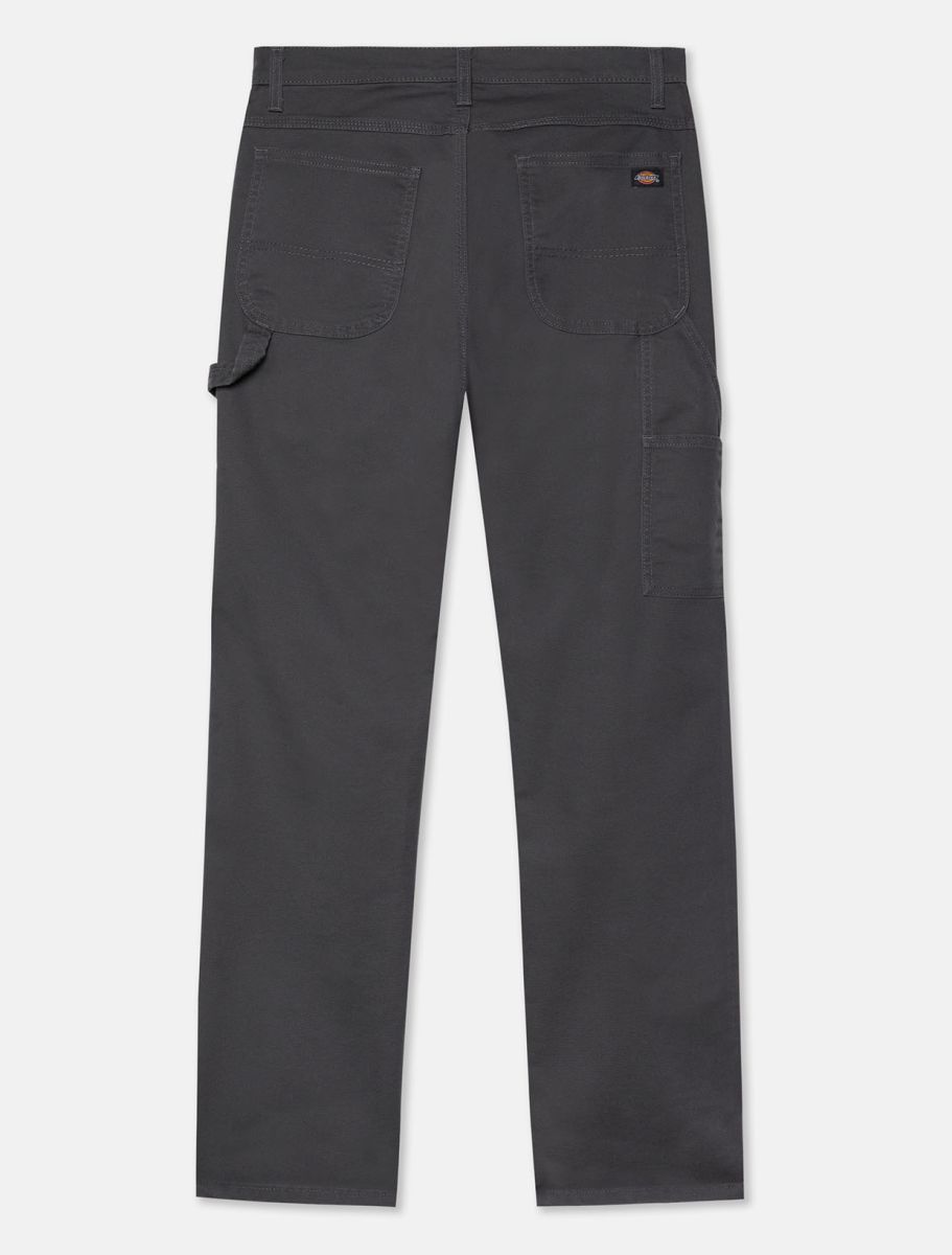 Dickies Duck Carpenter Pant Herren Canvas Hose Stone Washed Grau