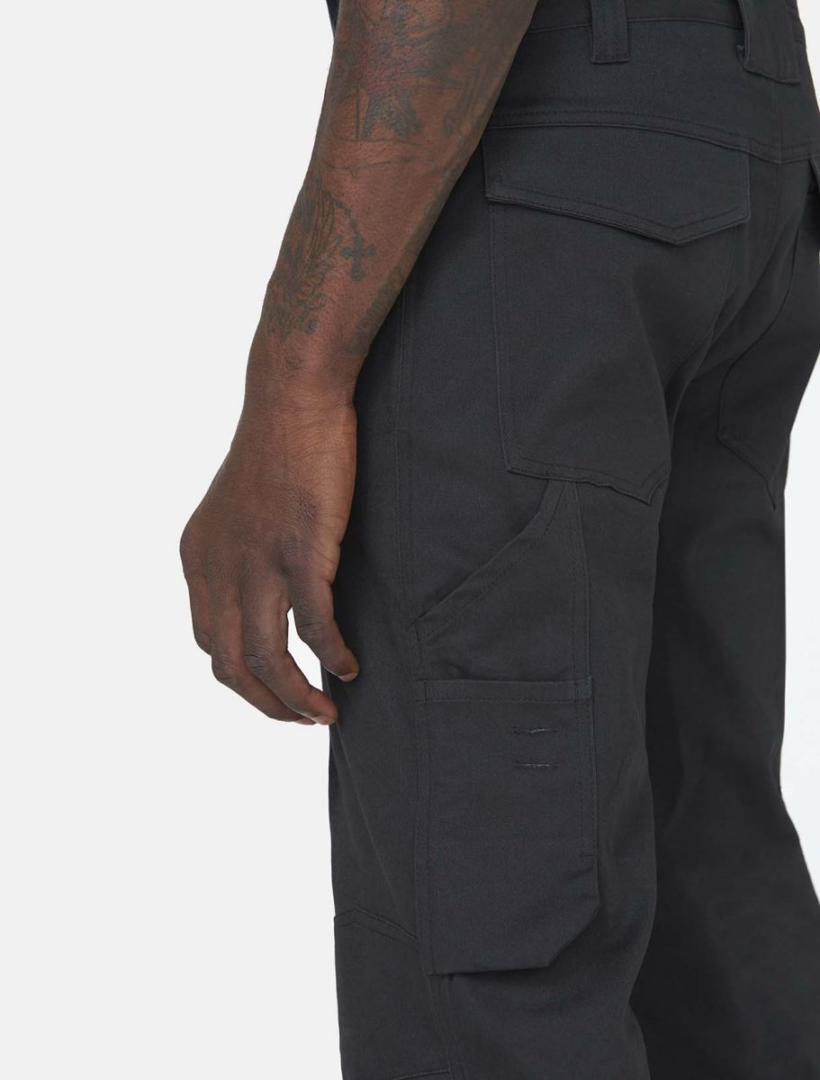 Dickies Flex Lead In Hose Arbeitshose Stretch Schwarz