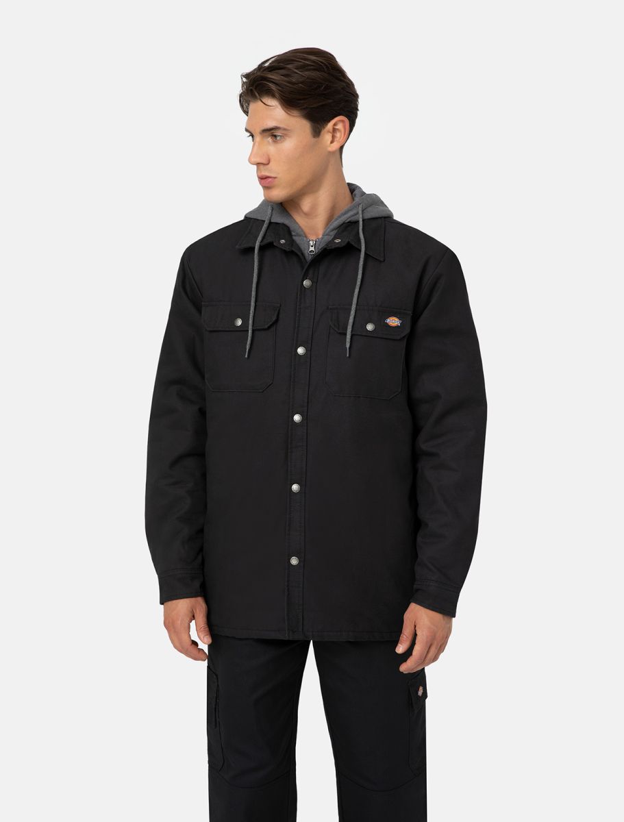 Dickies Duck Hemdjacke mit Kapuze Schwarz