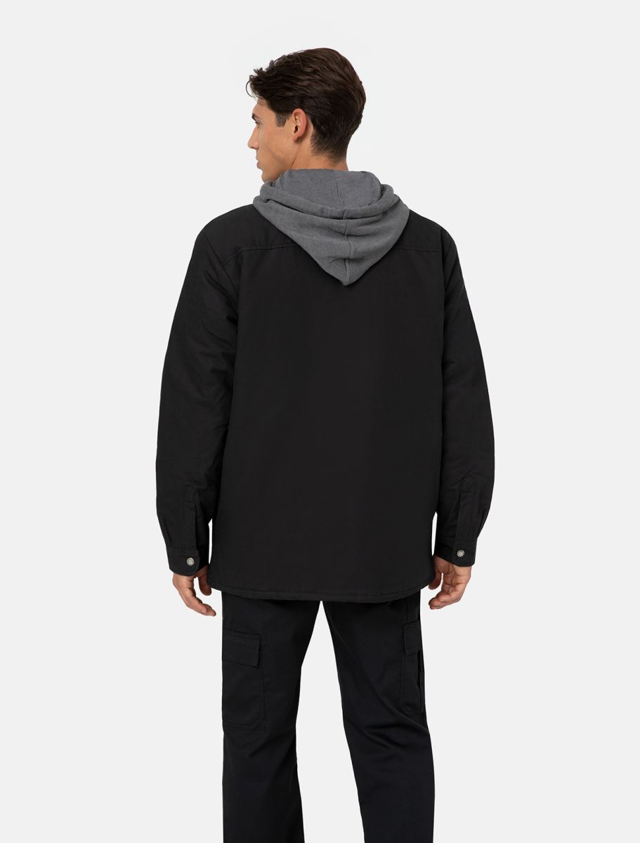 Dickies Duck Hemdjacke mit Kapuze Schwarz