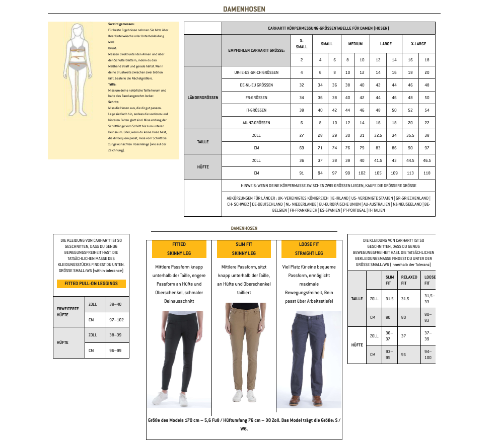 Carhartt Damen Rugged Flex Twill Double-Front Work Pant 104296