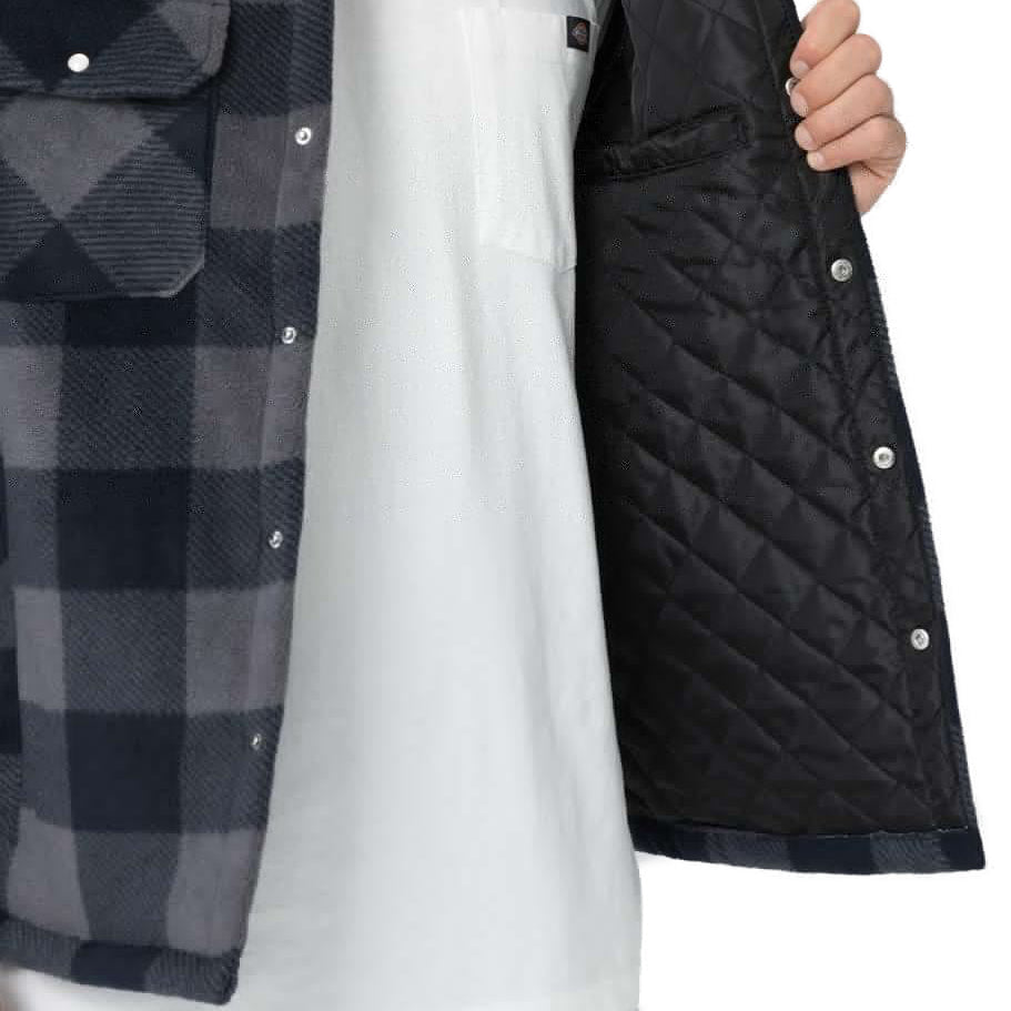 Dickies Thermohemd Portland Holzfällerhemd mit Steppfutter Blau/Grau SH5000