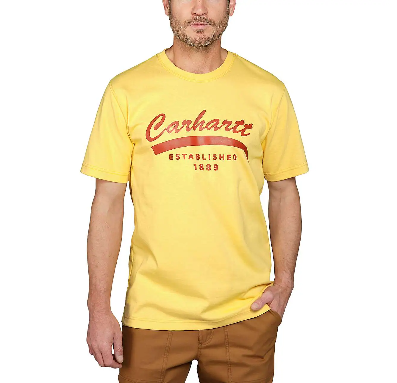 Carhartt Heavyweight Short Sleeve Logo T-Shirt 105714