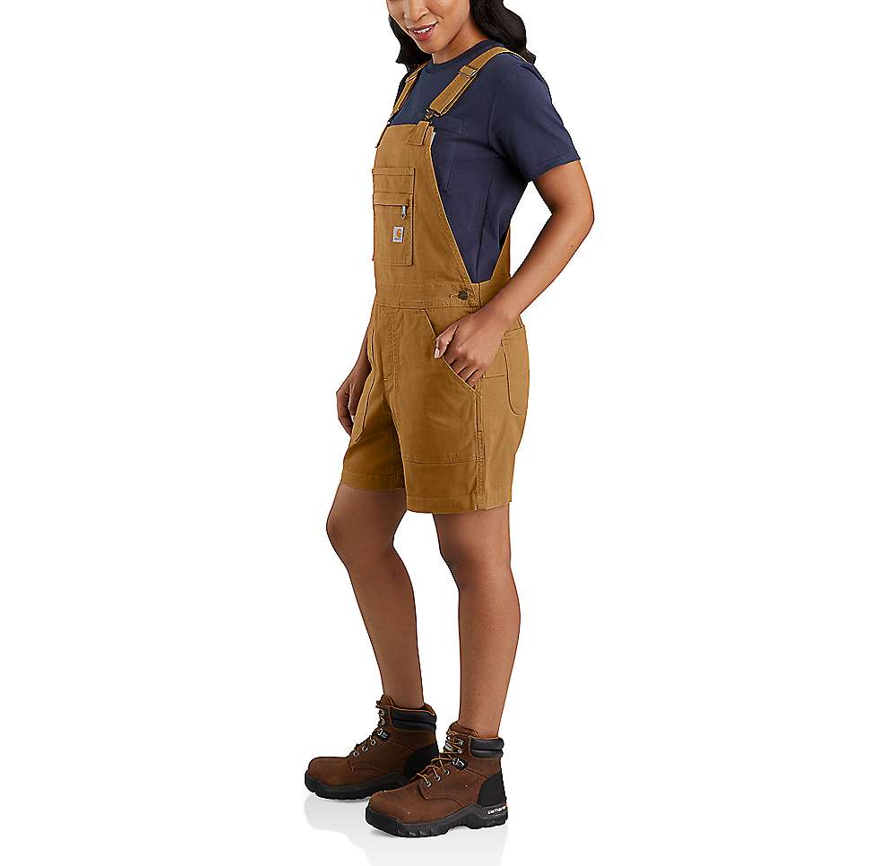 Carhartt Damen Canvas Shortall kurze Latzhose 105268