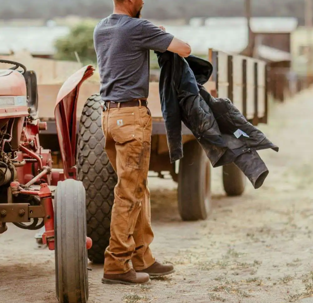 Carhartt Firm Duck Double Front Utility Work Pant B01