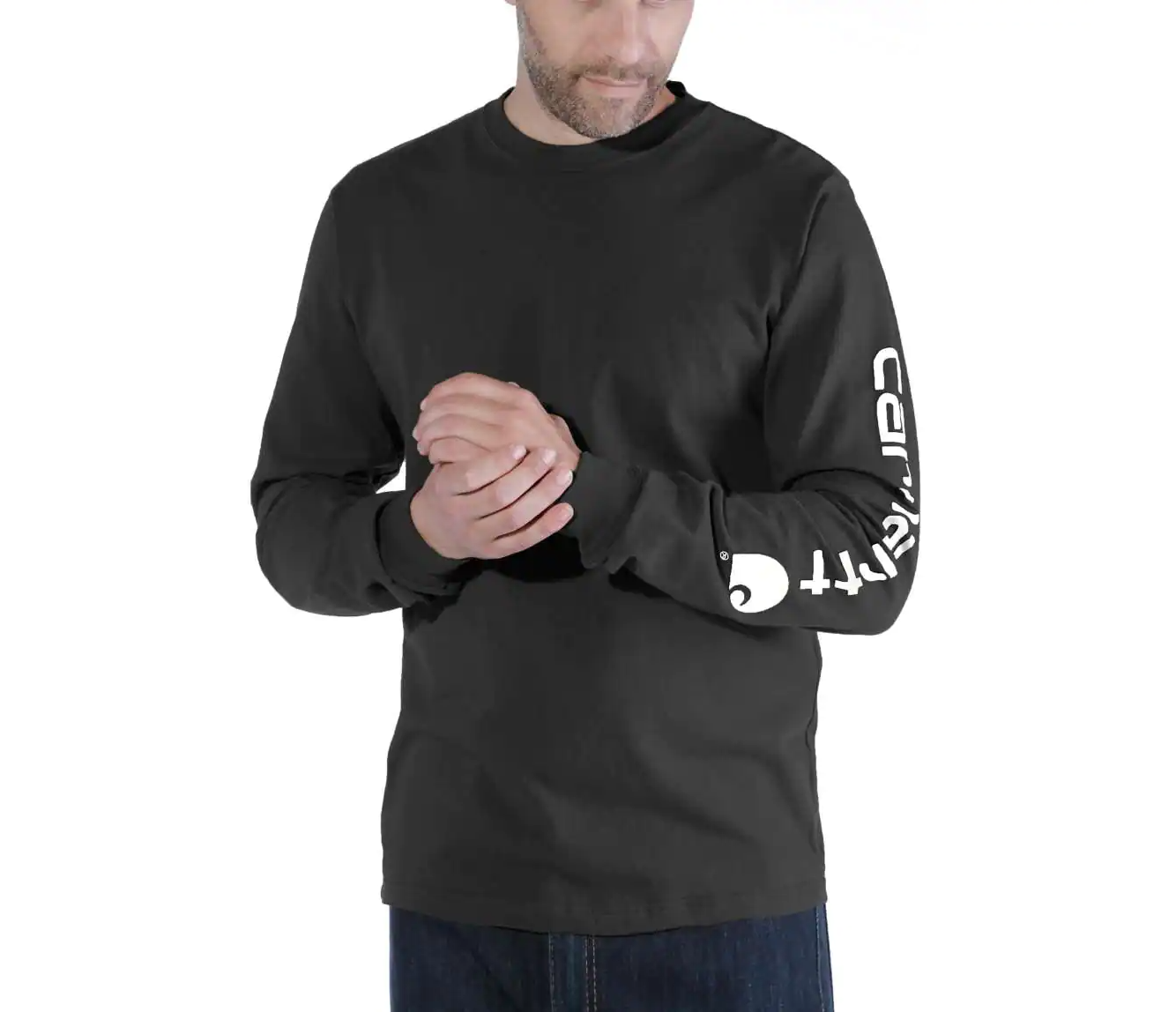 Carhartt EK231 Signature Sleeve Logo Longsleeve T-Shirt