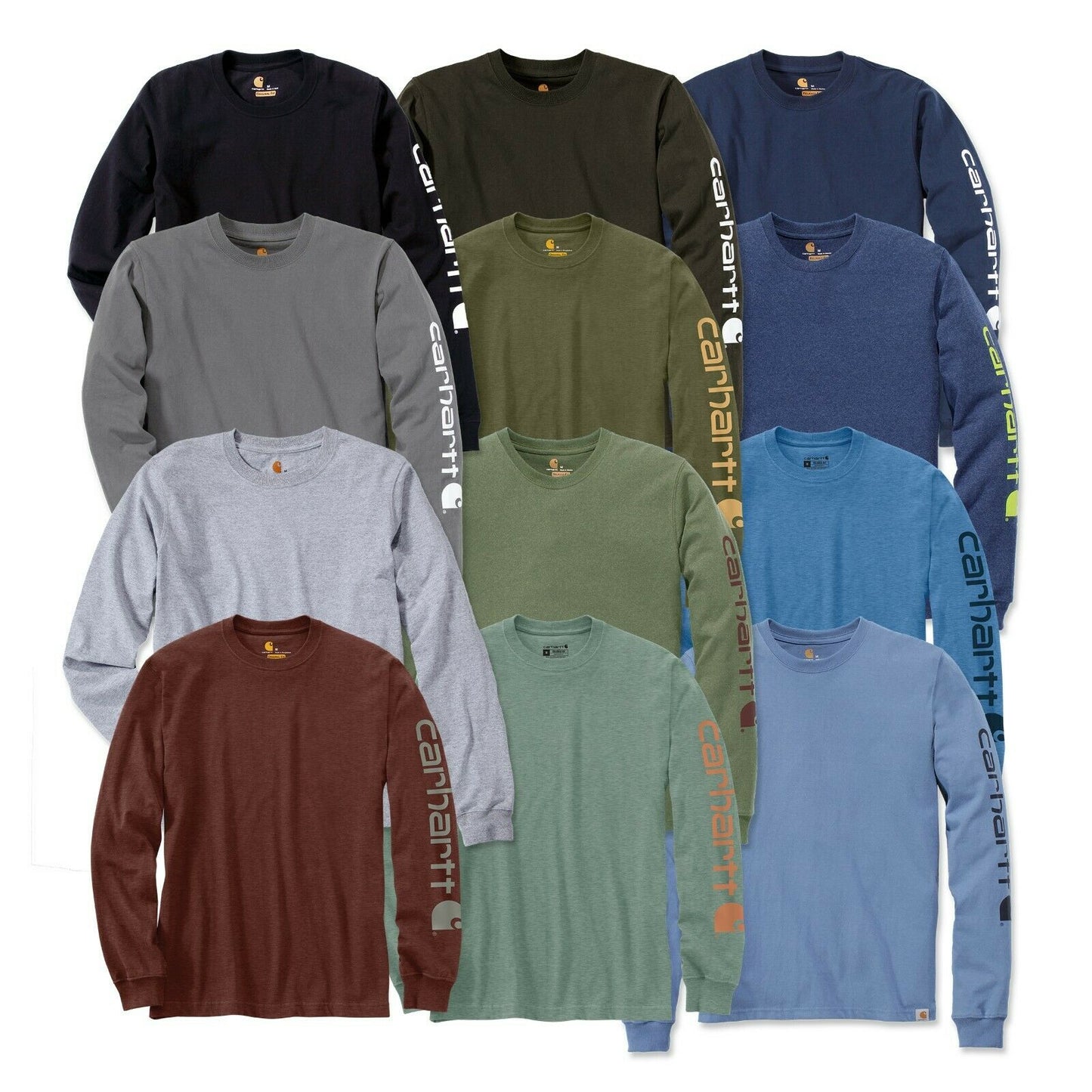 Carhartt EK231 Signature Sleeve Logo Longsleeve T-Shirt