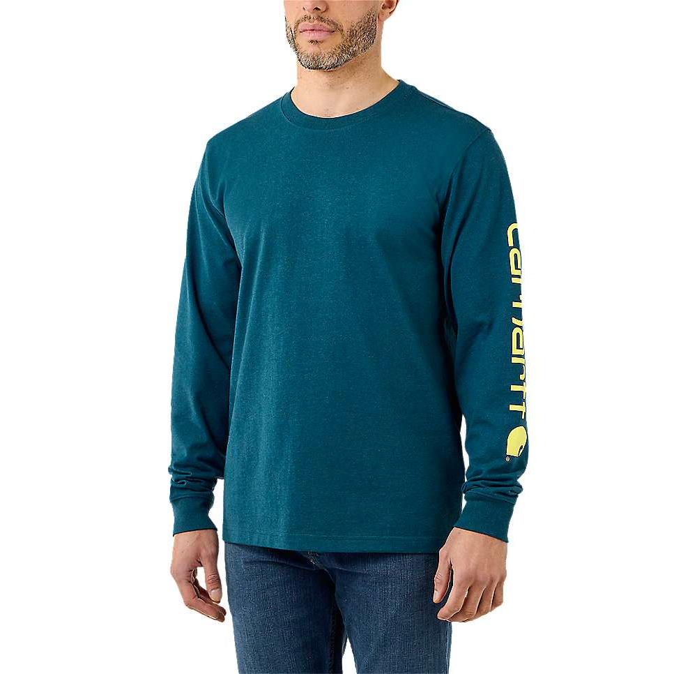 Carhartt EK231 Signature Sleeve Logo Longsleeve T-Shirt