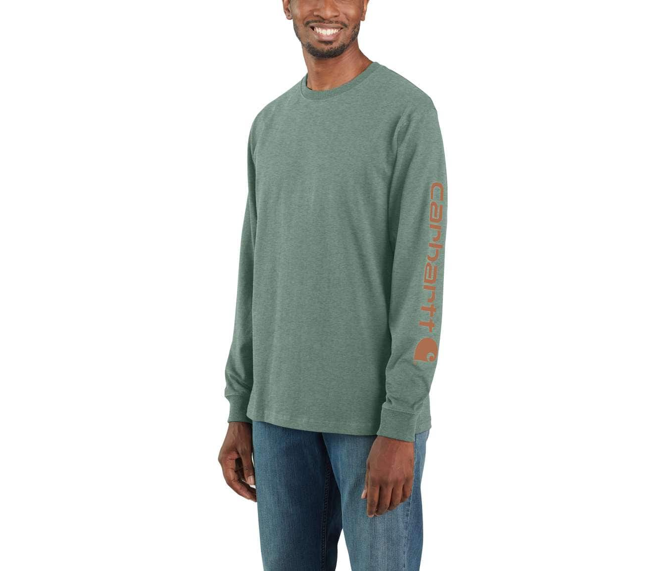 Carhartt EK231 Signature Sleeve Logo Longsleeve T-Shirt