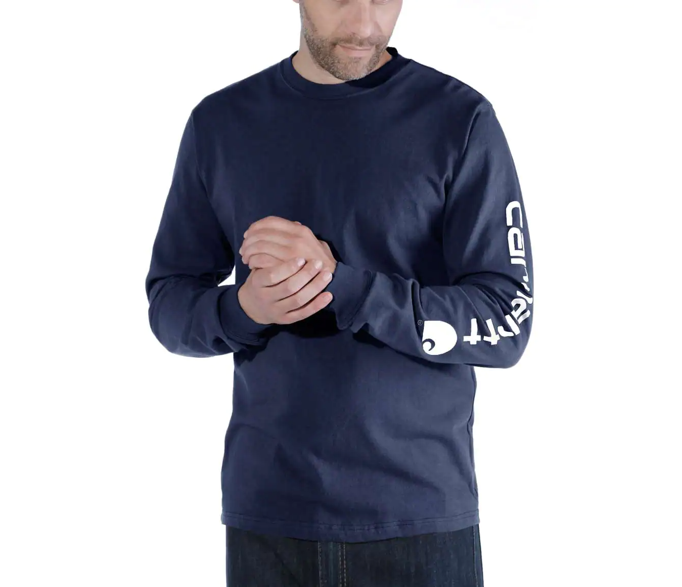Carhartt EK231 Signature Sleeve Logo Longsleeve T-Shirt