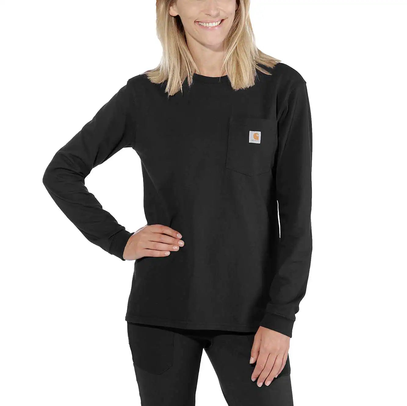 Carhartt Damen Long Sleeve Pocket T-Shirt 103244