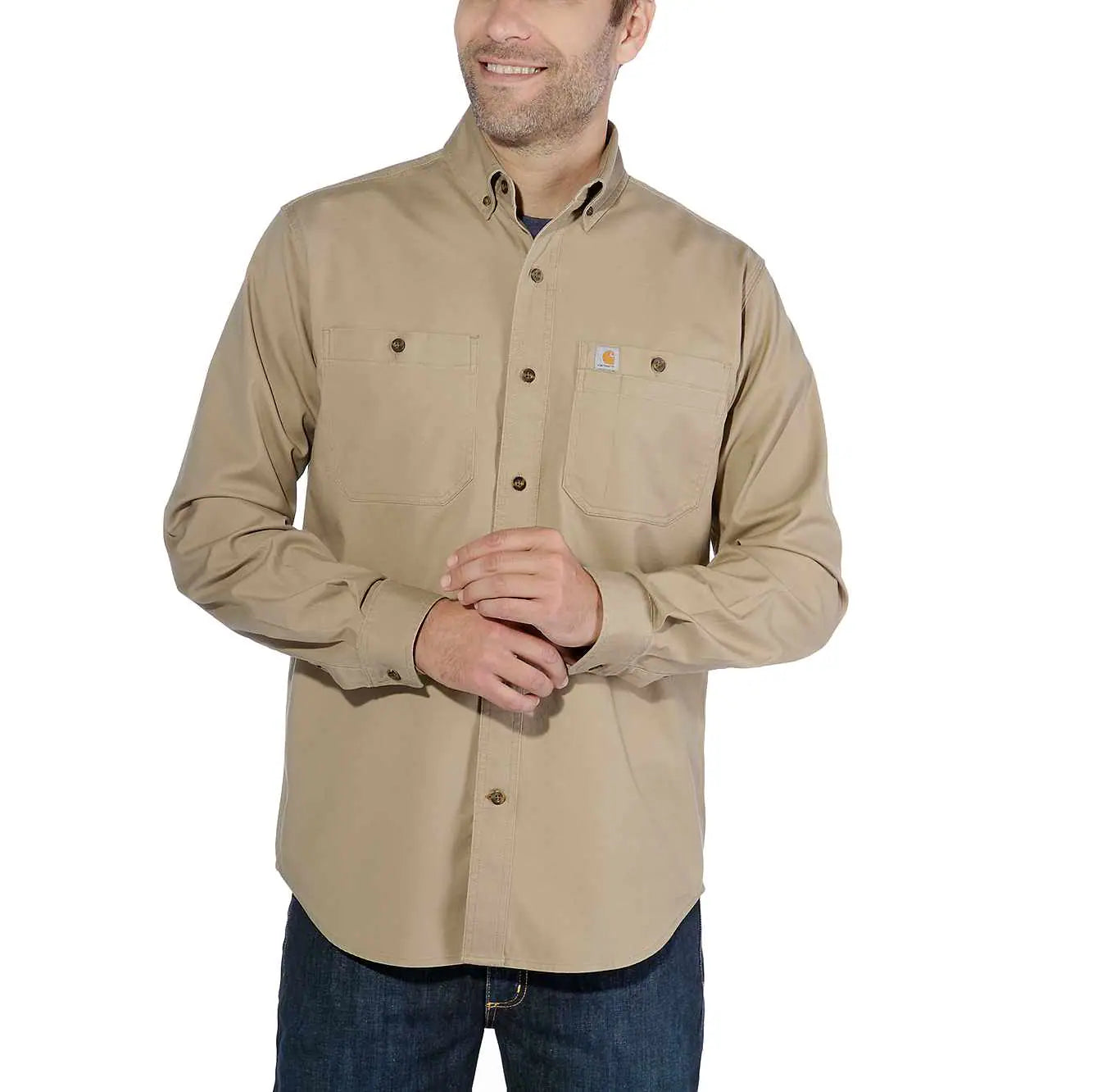 Carhartt Rugged Flex Herren Langarmhemd Canvas 103554