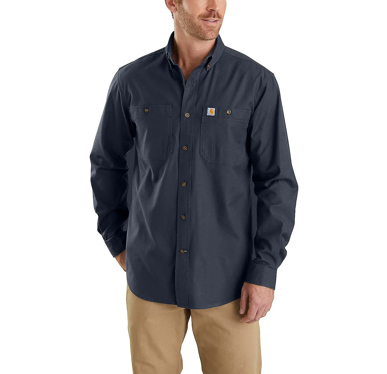 Carhartt Rugged Flex Herren Langarmhemd Canvas 103554