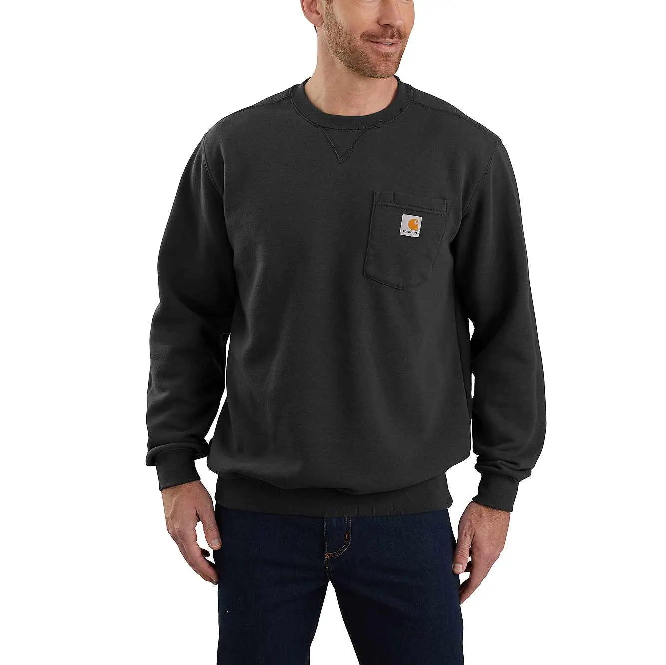 Carhartt Herren Crewneck Pocket Sweatshirt 103852