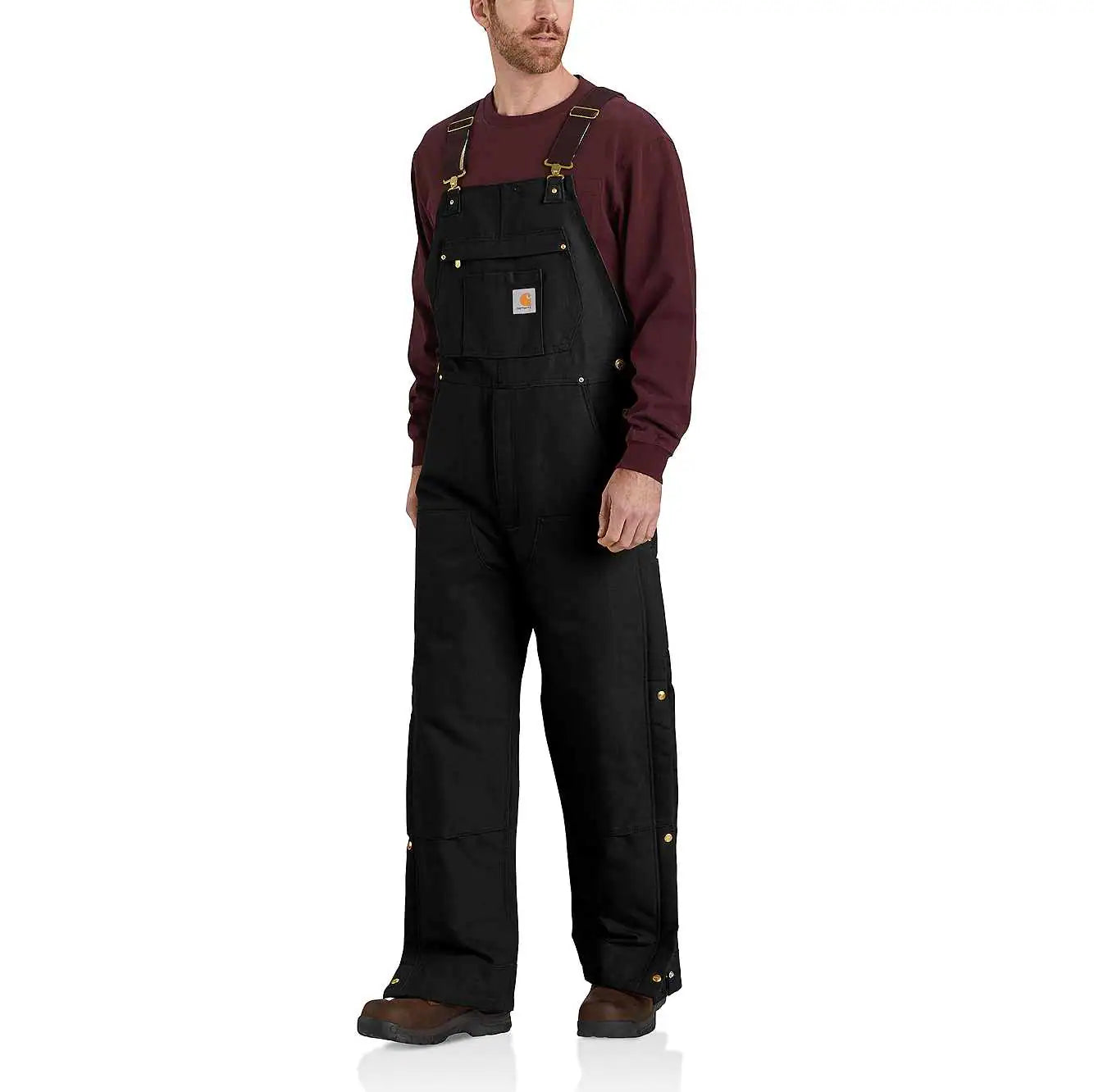 Carhartt Firm Duck Insulated Bib Overall gefütterte Latzhose 104393