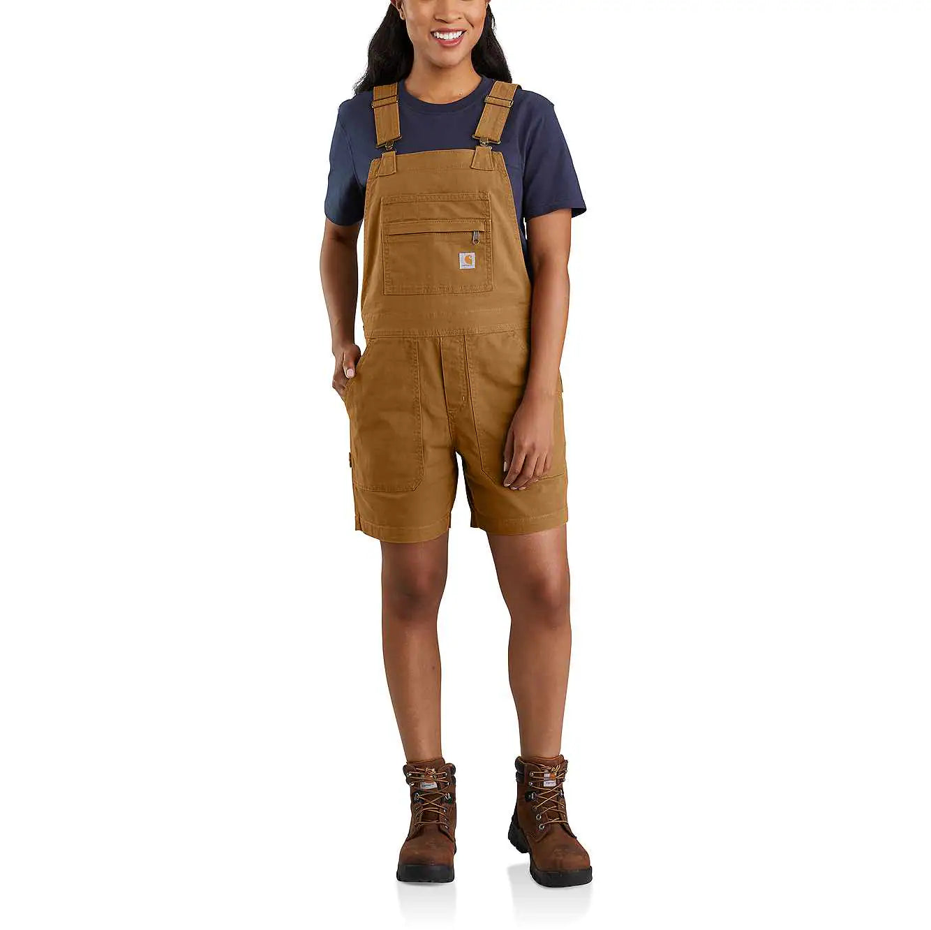 Carhartt Damen Canvas Shortall kurze Latzhose 106197
