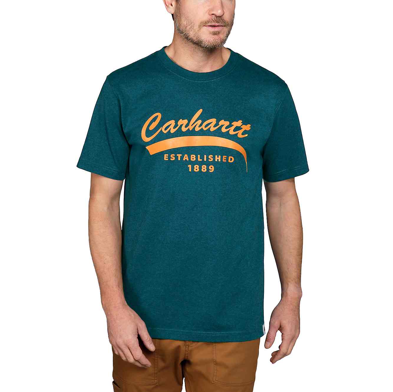 Carhartt Heavyweight Short Sleeve Logo T-Shirt 105714