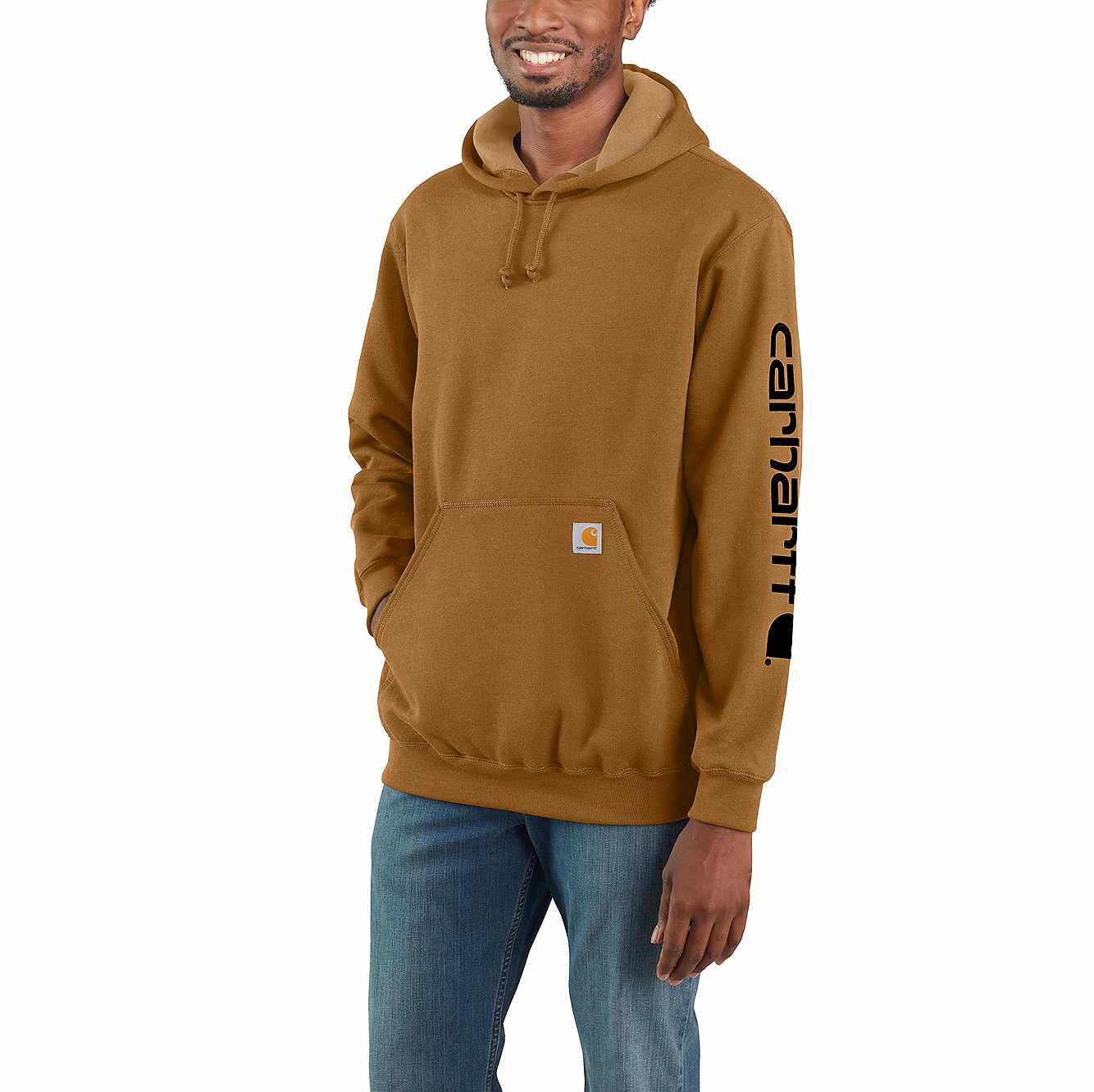 Carhartt Hoodie Herren Logo Sleeve Graphic Sweatshirt K288