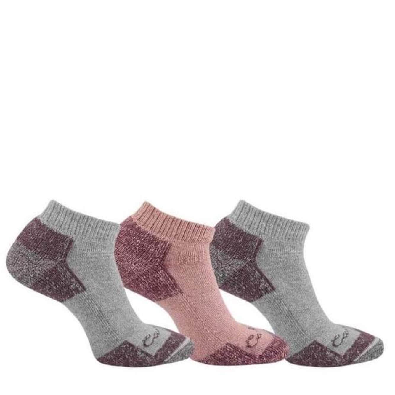 Carhartt Midweight Cotton Blend Low Cut Sock (3 Paar) Grau SL2623W