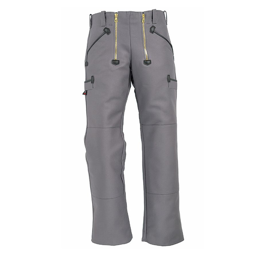 FHB Enno Zunfthose Zwirn-Doppel-Pilot Grau 70083