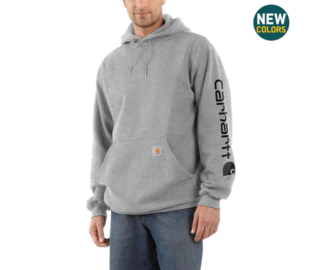 Carhartt Hoodie Herren Logo Sleeve Graphic Sweatshirt K288