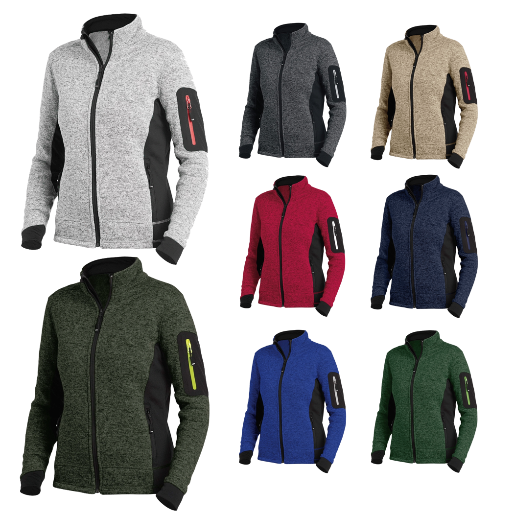 FHB Marieke Strick-Fleece-Jacke für Damen 79596