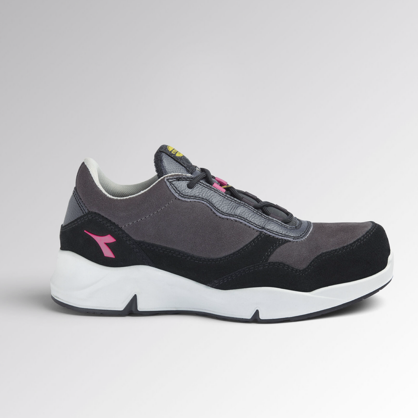 Diadora Athena Low Arbeitsschuhe S3L FO SR ESD Grau/Rosa 701.179902