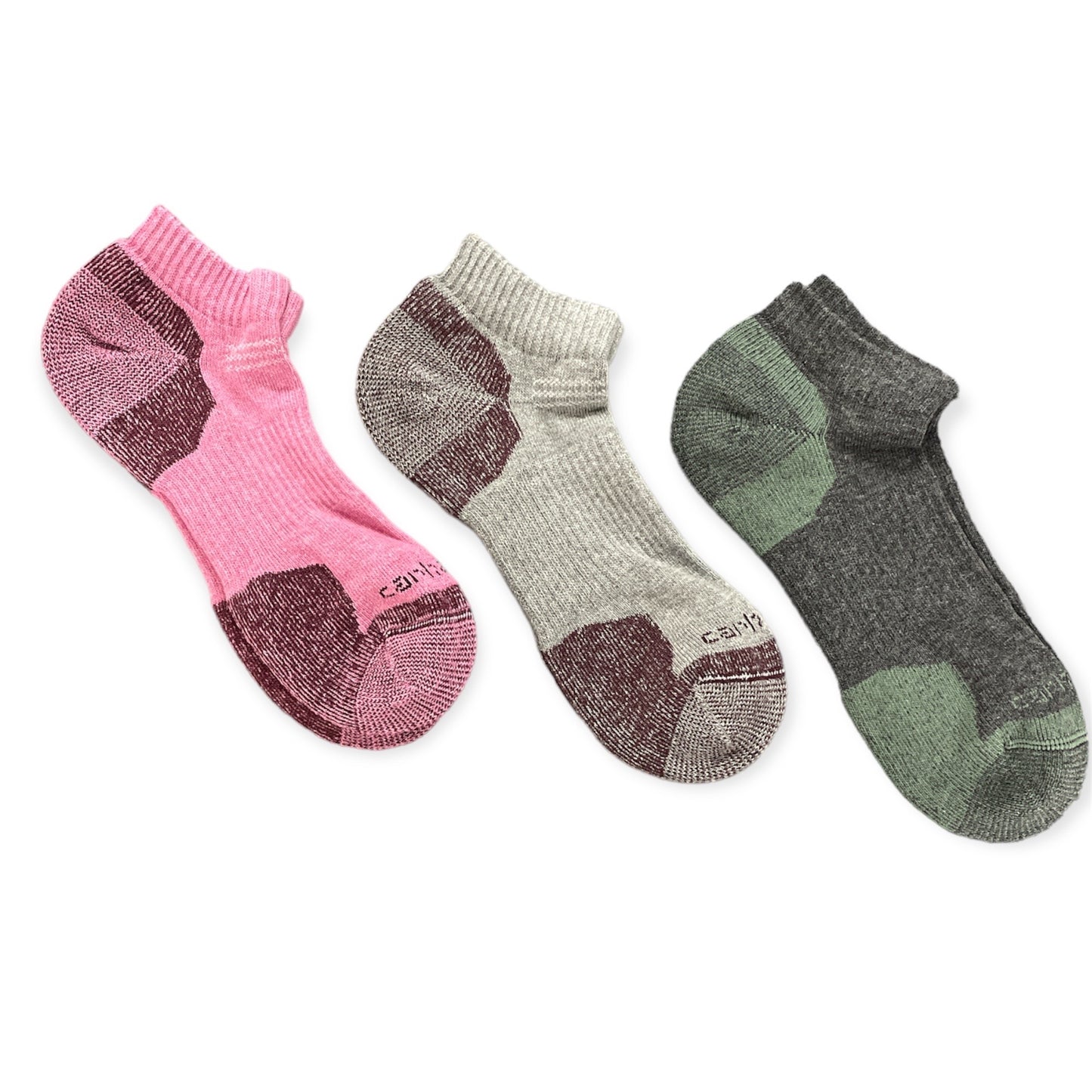 Carhartt Midweight Cotton Blend Low Cut Sock (3 Paar) Grau SL2623W