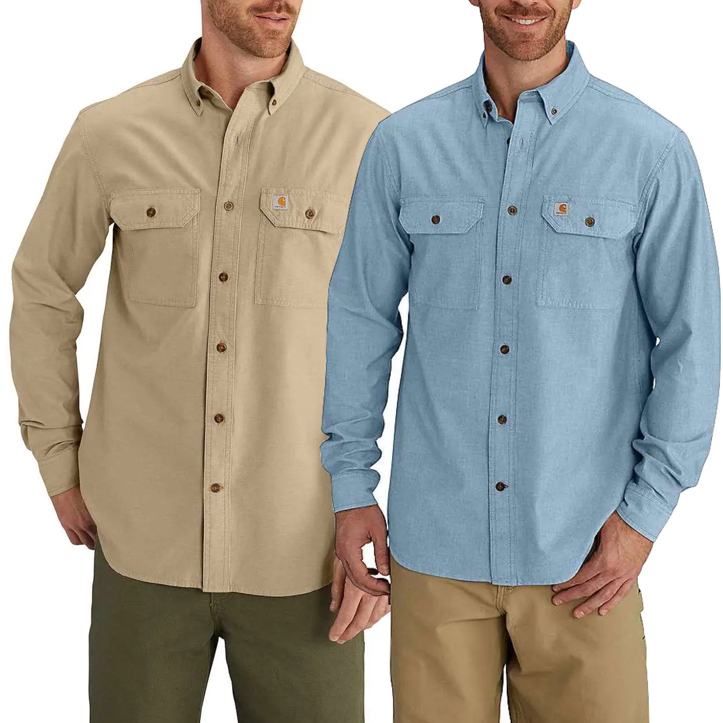 Carhartt Midweight Chambray Herren Langarmhemd 104368