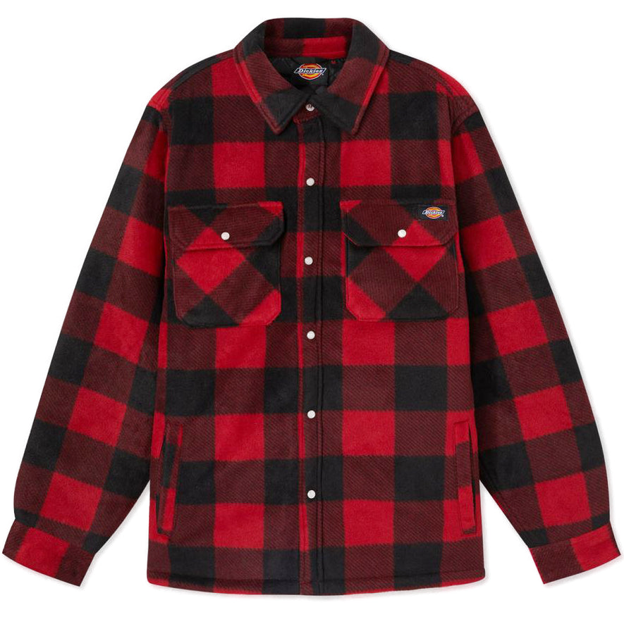 Dickies Thermohemd Portland Holzfällerhemd mit Steppfutter Rot SH5000