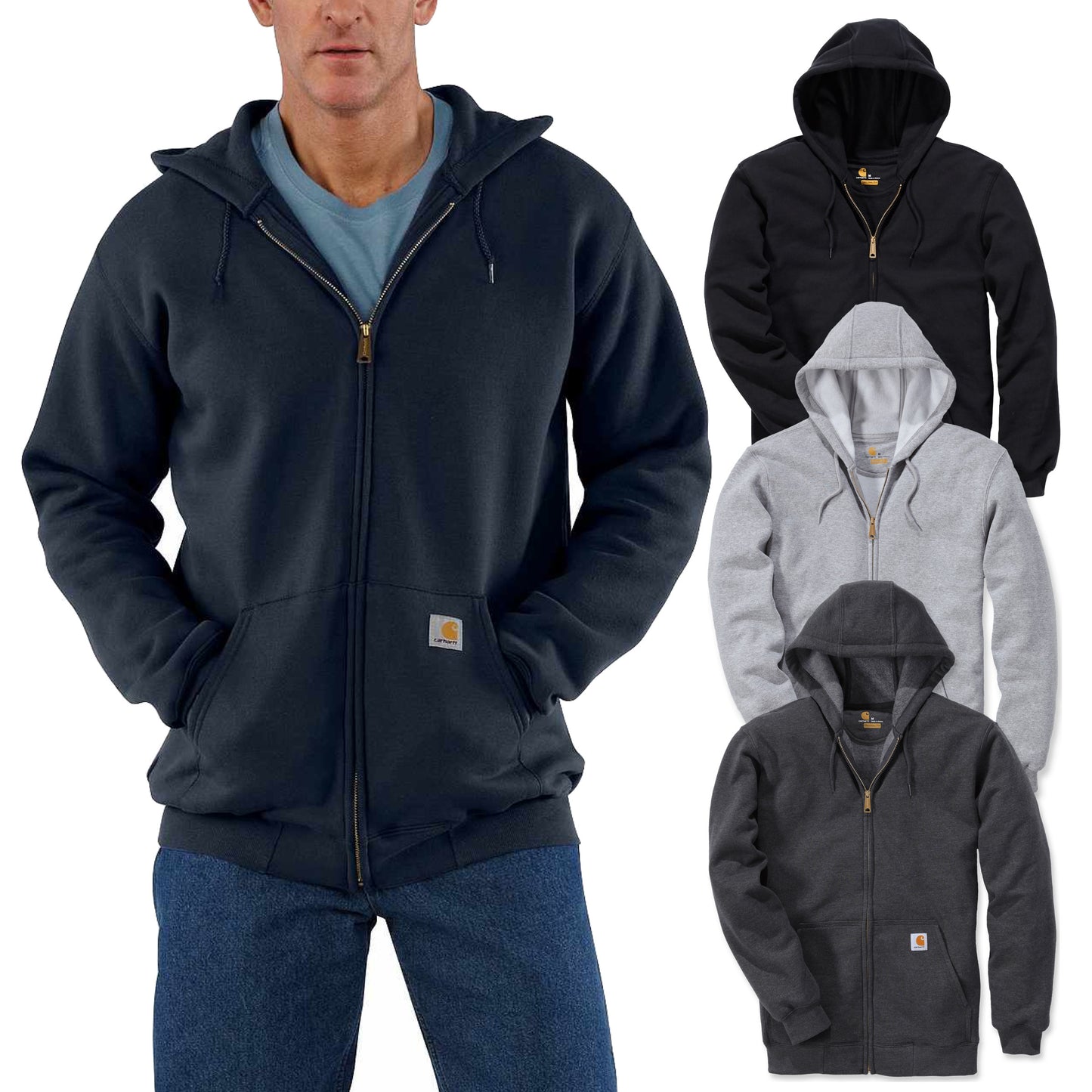 Carhartt Hoodie Herren Full-Zip Sweatshirt K122