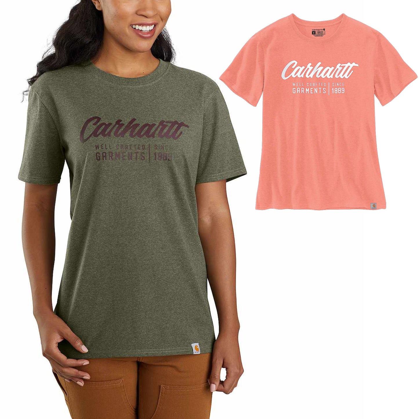 Carhartt Damen T-Shirt Crafted Graphic Logo 105262