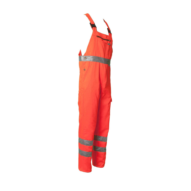 Planam Warnschutz Latzhose Uni Orange 2021