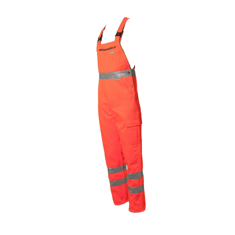 Planam Warnschutz Latzhose Uni Orange 2021