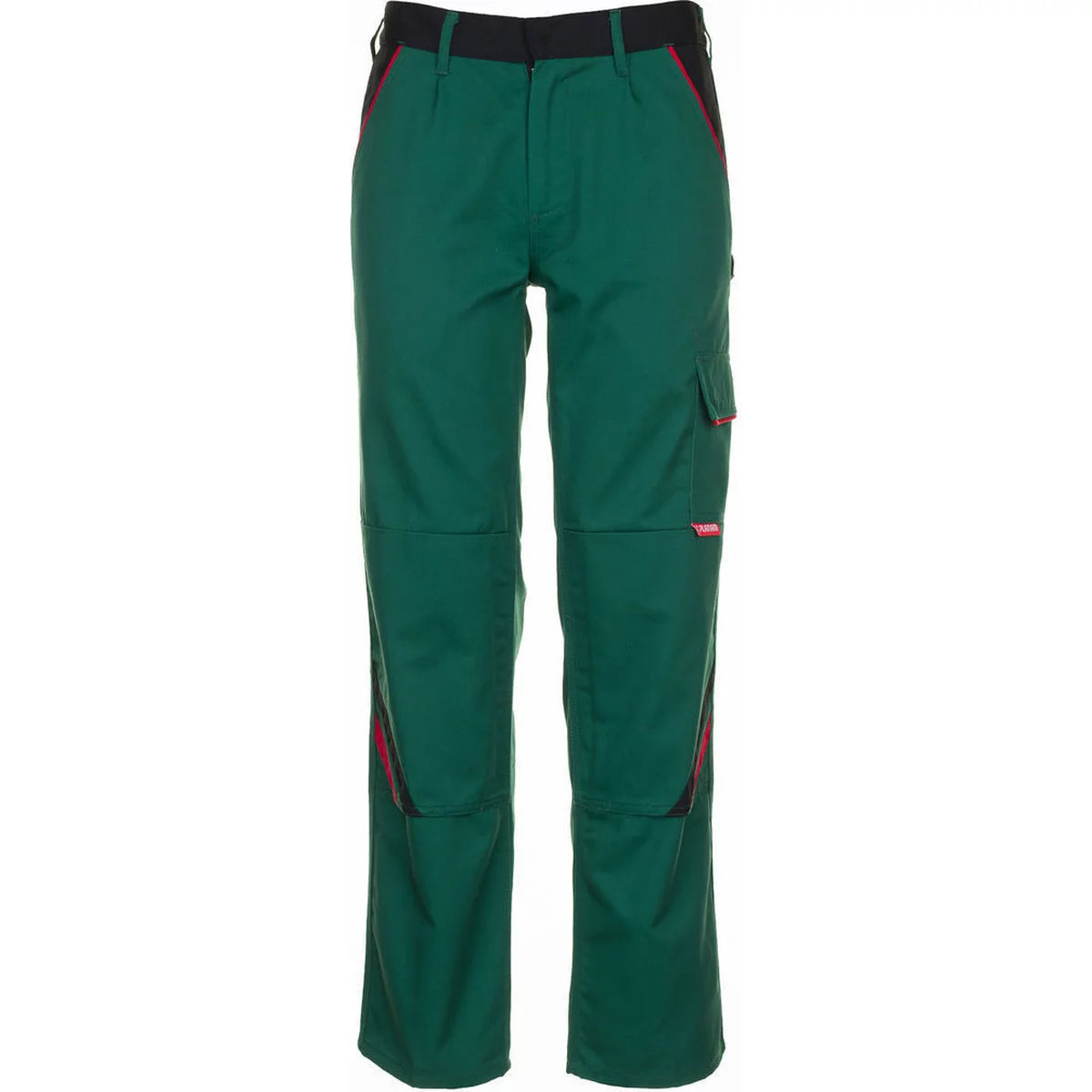 Planam Highline Herren Bundhose grün/schwarz/rot 2325