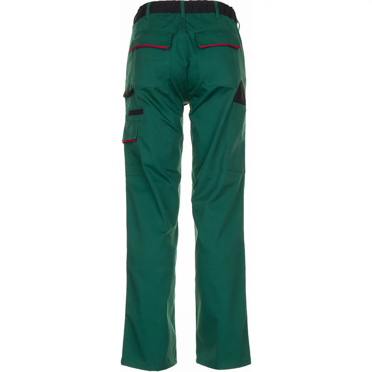 Planam Highline Herren Bundhose grün/schwarz/rot 2325