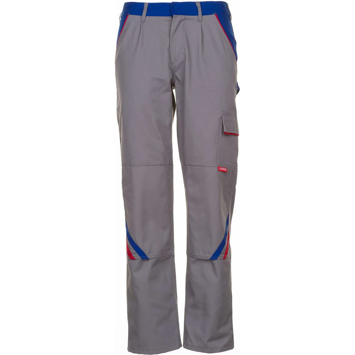 Planam Highline Herren Bundhose zink/kornblau/rot 2323