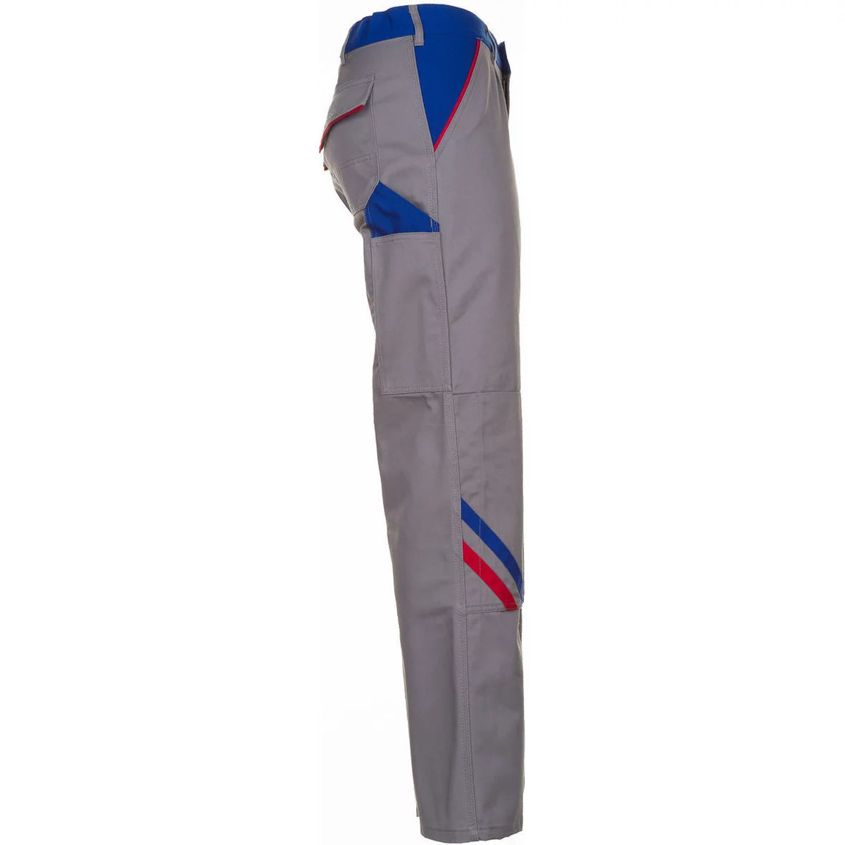 Planam Highline Herren Bundhose zink/kornblau/rot 2323