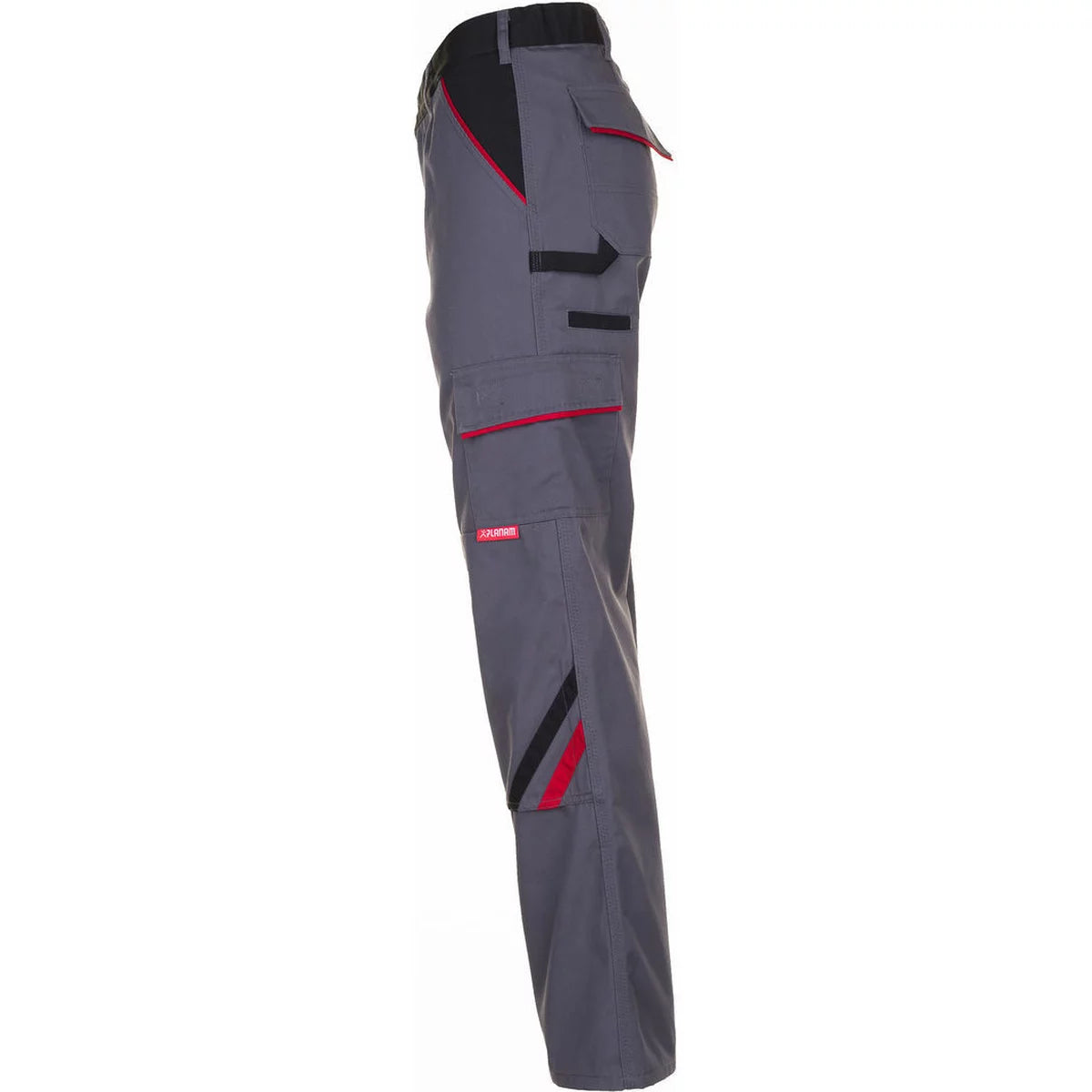 Planam Highline Herren Bundhose schiefer/schwarz/rot 2322