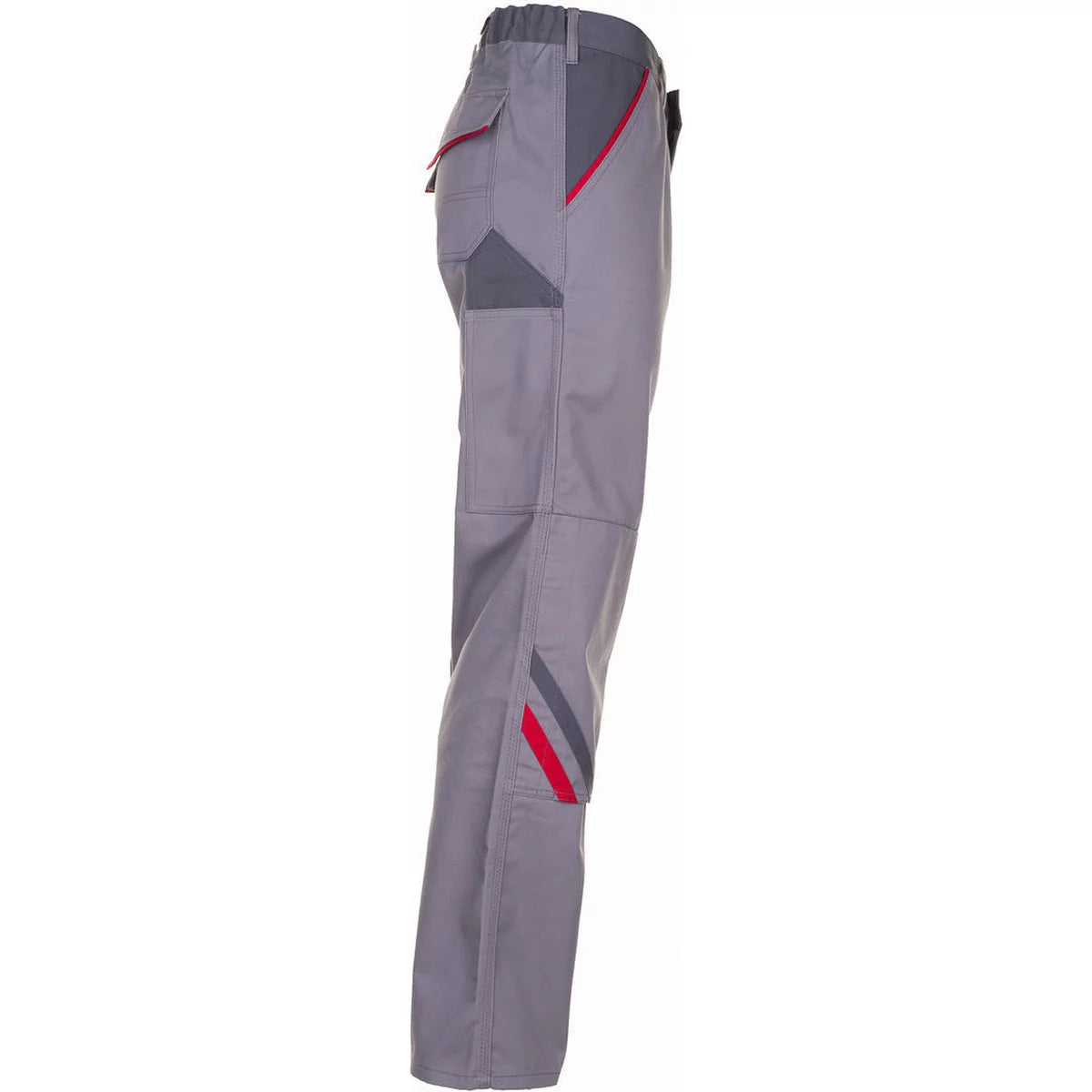 Planam Highline Herren Bundhose zink/schiefer/rot 2321