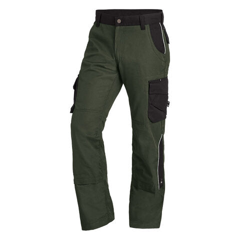 FHB Bruno Arbeitshose Bundhose Twill Oliv/Schwarz 130430
