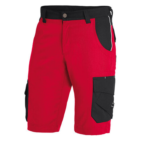 FHB Theo Bermuda Arbeitshorts Rot/Schwarz 130530