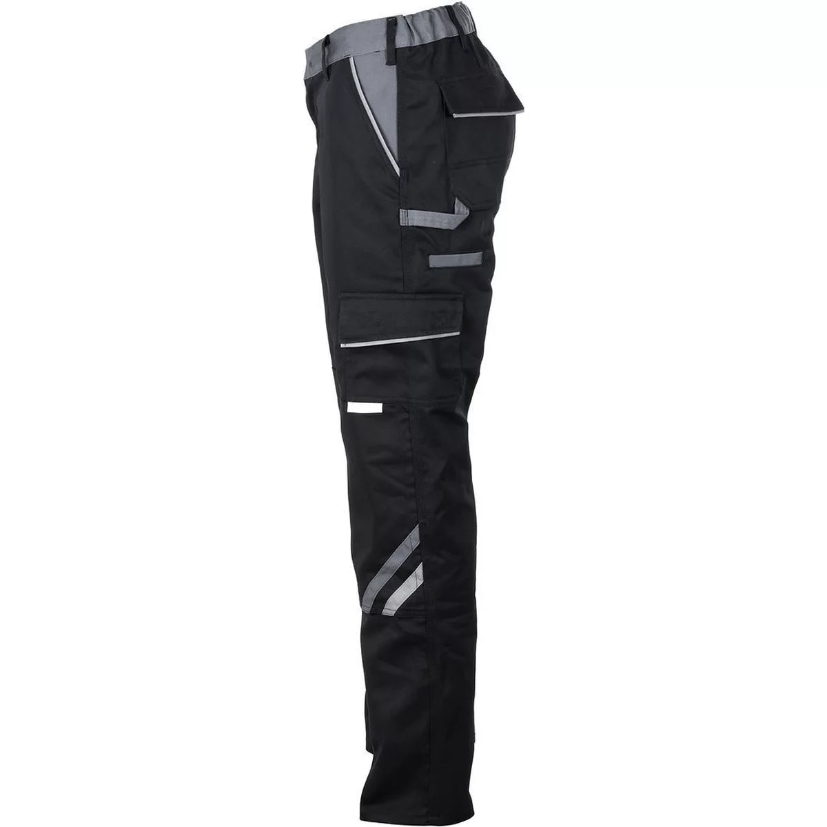 Planam Highline Damen Bundhose schwarz/schiefer/zink 2718