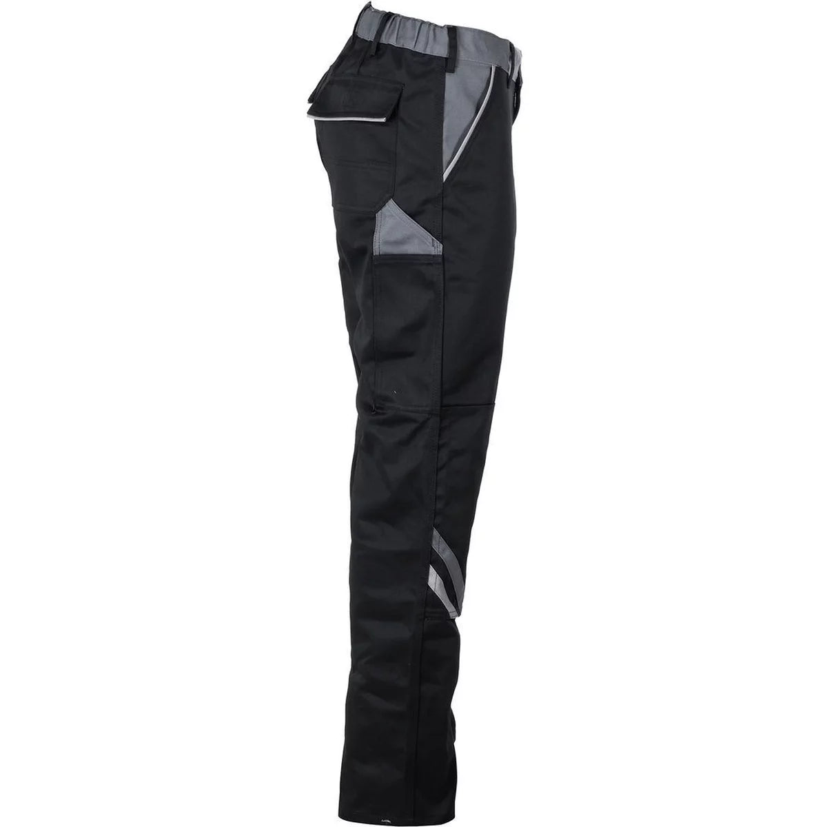 Planam Highline Damen Bundhose schwarz/schiefer/zink 2718