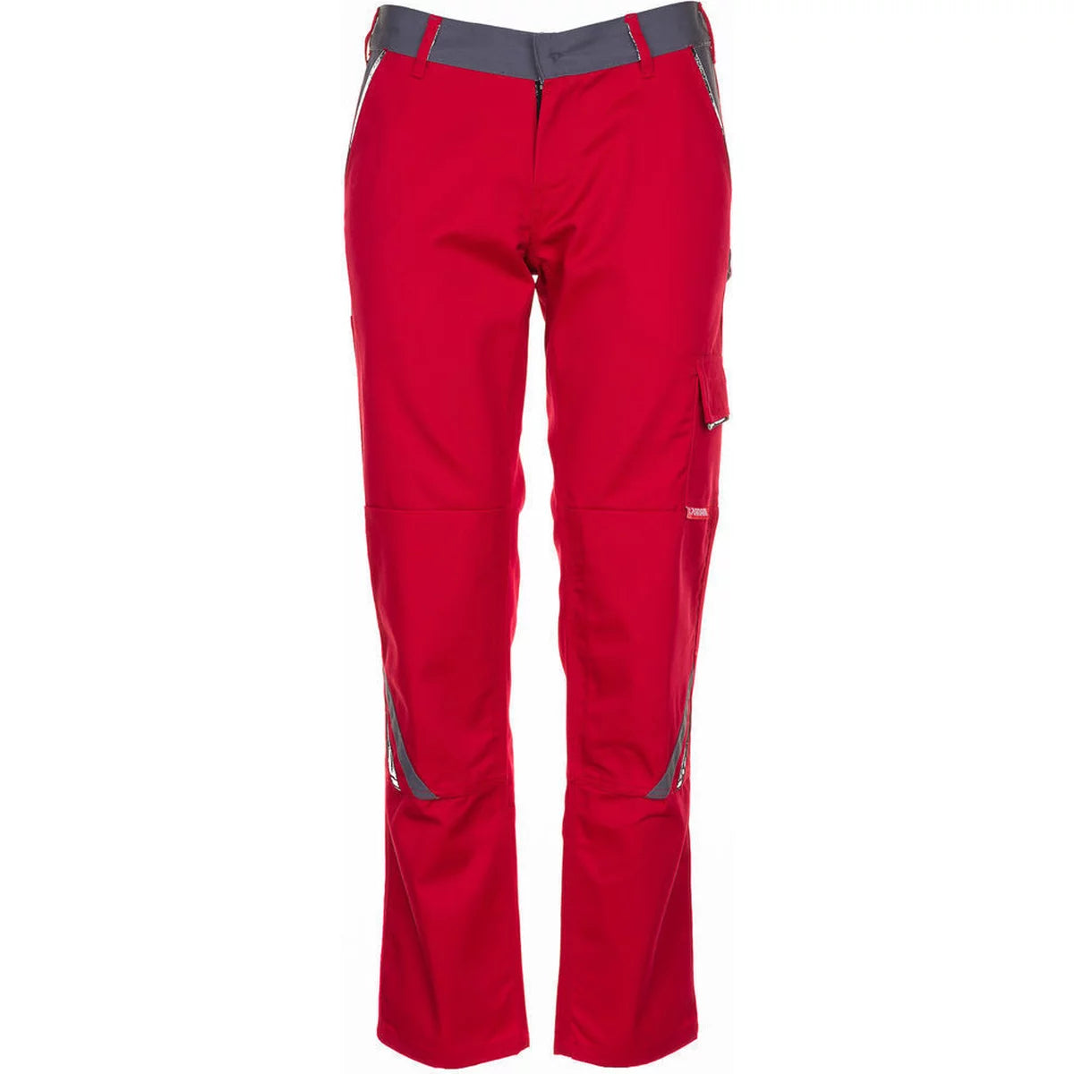 Planam Highline Damen Bundhose rot/schiefer/schwarz 2391