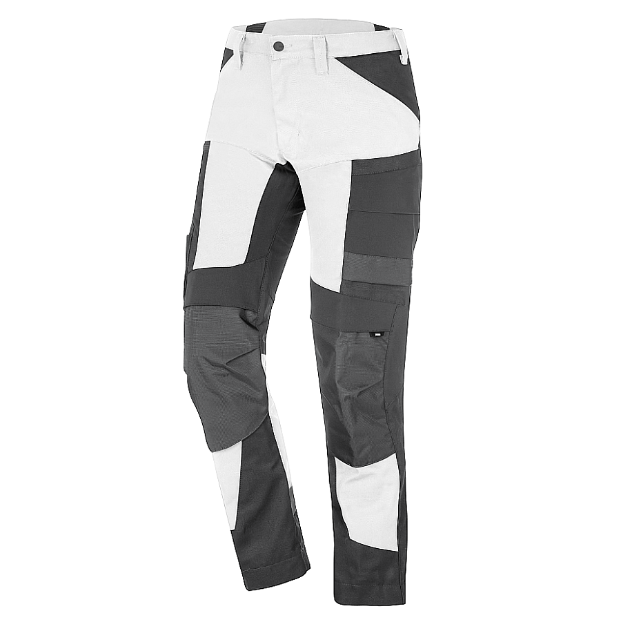 FHB Leo Arbeitshose Bundhose Stretch Weiß/Anthrazit 122110