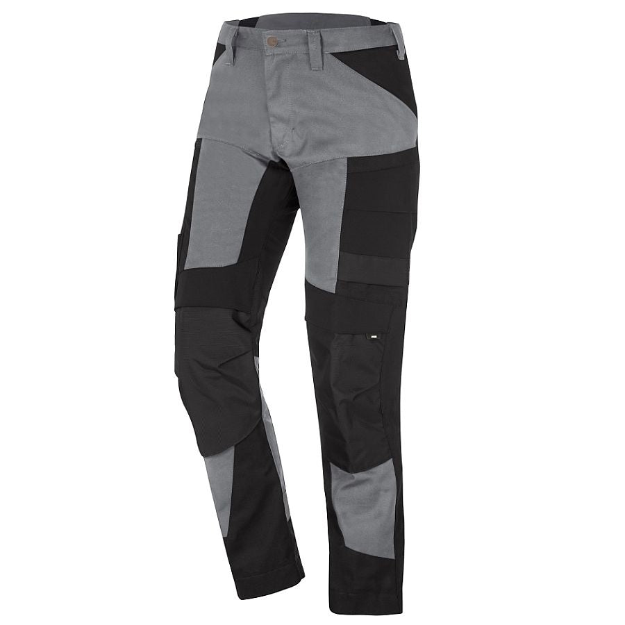 FHB Leo Arbeitshose Bundhose Stretch Grau/Schwarz 122110
