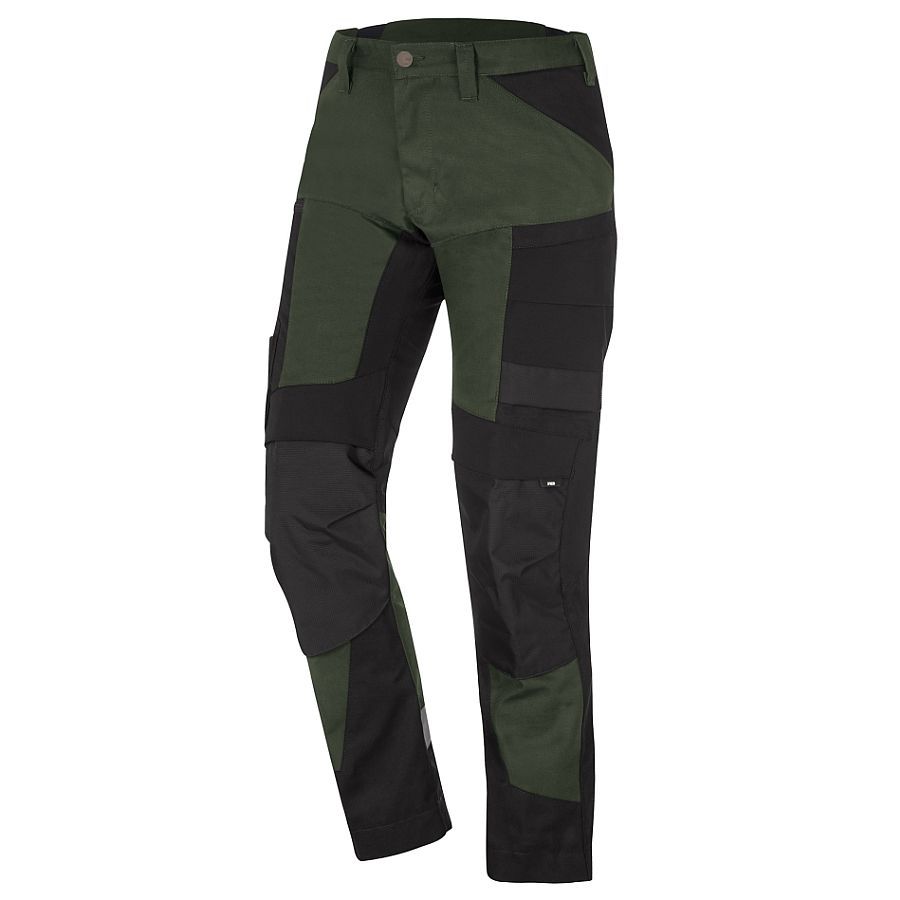 FHB Leo Arbeitshose Bundhose Stretch Oliv/Schwarz 122110
