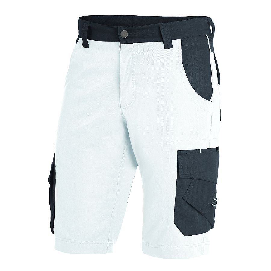 FHB Theo Bermuda Arbeitshorts Weiß/Anthrazit 130530