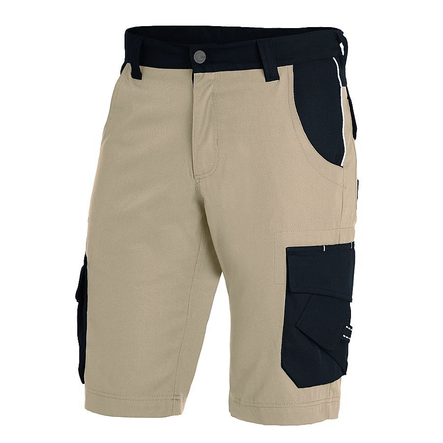 FHB Theo Bermuda Arbeitshorts Beige/Schwarz 130530